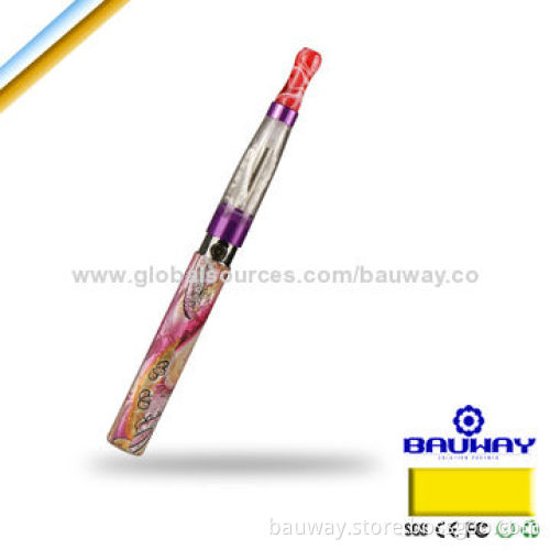 Top Coil eGo E Cigarette CE4 Blister Kit, 510 Colorful Drip Tips, 650/900/1,100mAh Battery Capacity